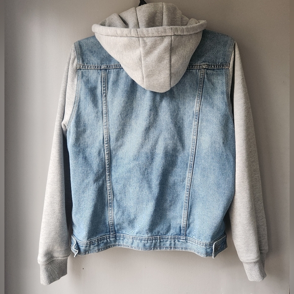 Amnesia Denim Sweatshirt Jacket - Picture 10 of 16